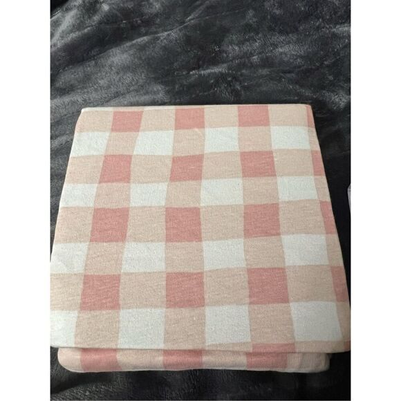 Honest Baby 100% Organic Cotton Pink Plaid Changing Pad Cover Soft & Breathable - Picture 6 of 6